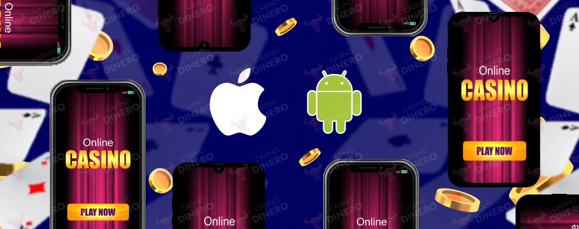 aplicaciones de casino móvil en iPhone y Android