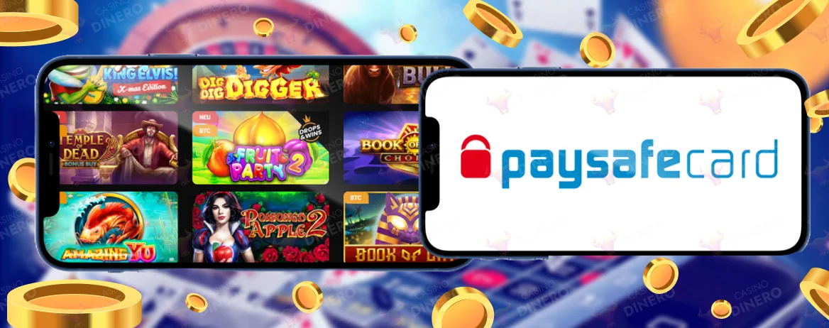 Online casino payments with Paysafecard