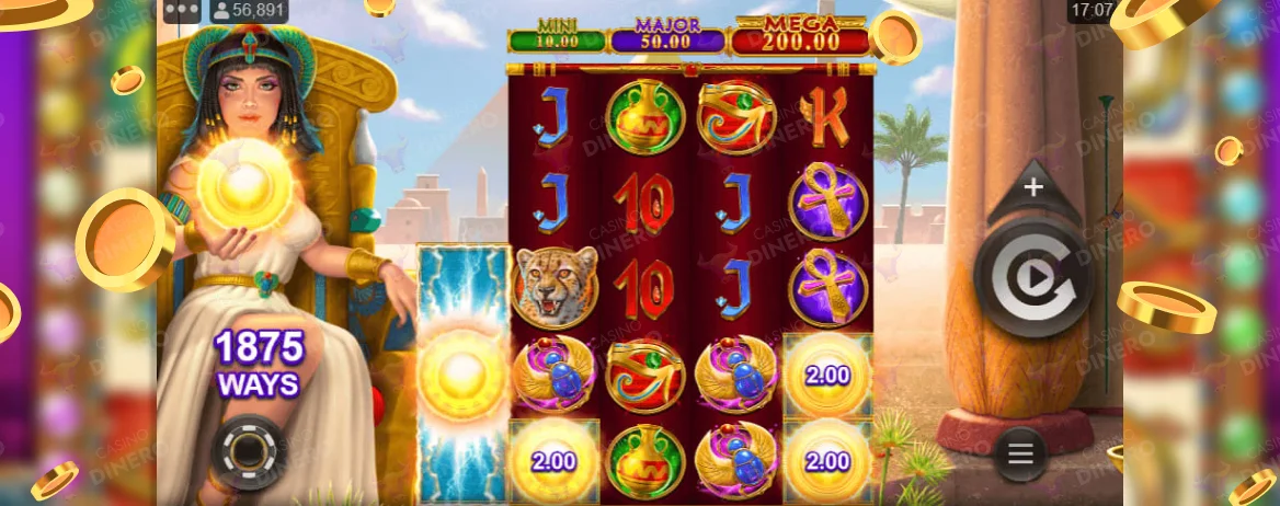 win in the Cleopatra slot