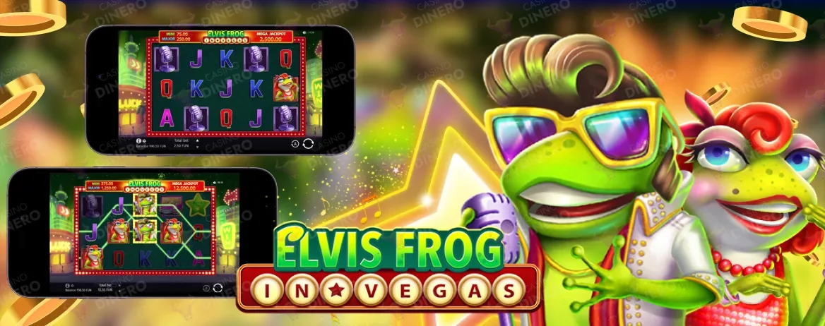Mobile slot Elvis Frog in Vegas