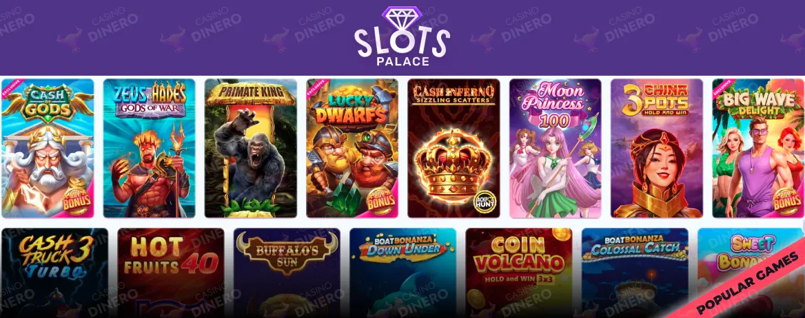 Los mejores juegos de Slots Palace con dinero real