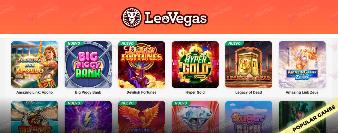 Casino Leovegas para jugar juegos de Pesca online