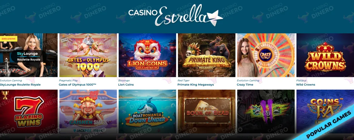 Casino Estrella games for real money