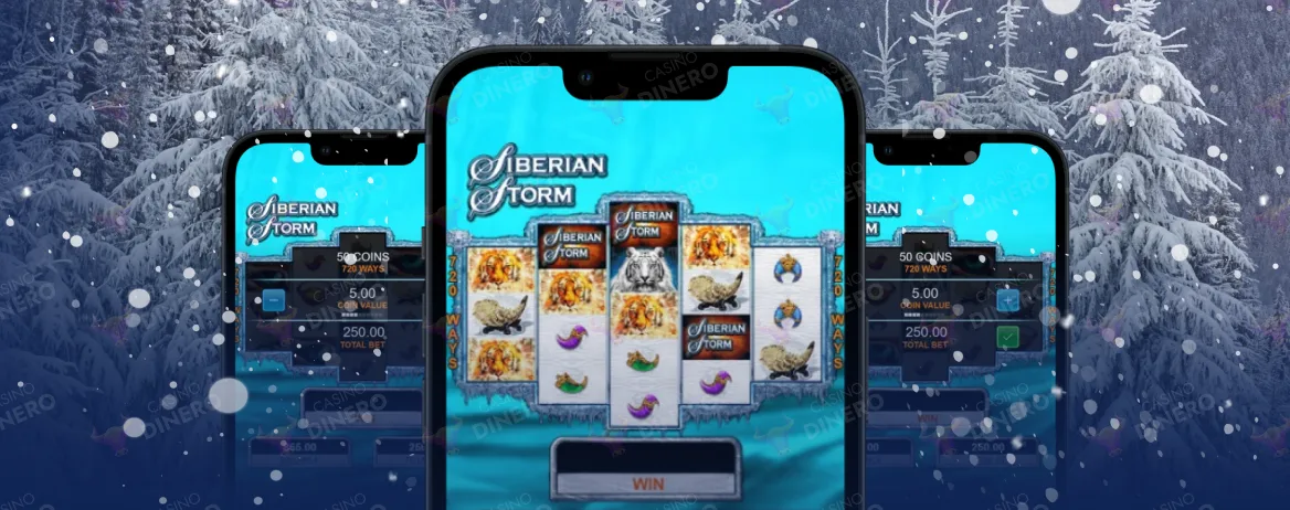 Siberian Storm slot on mobile