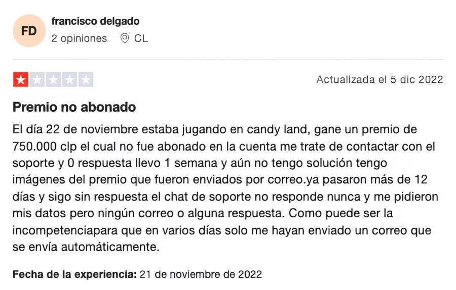 Opinión de Casino 1xBet