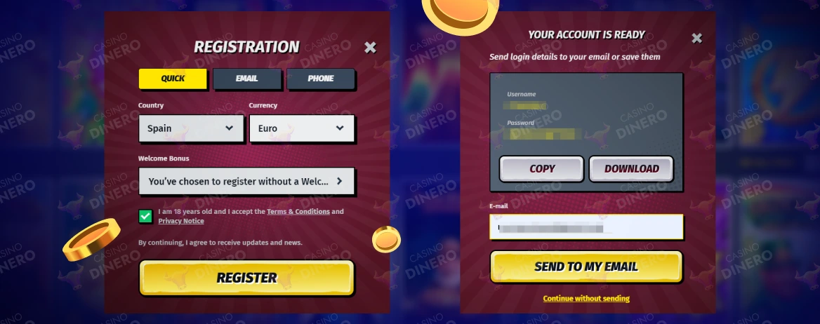 AllySpin registro
