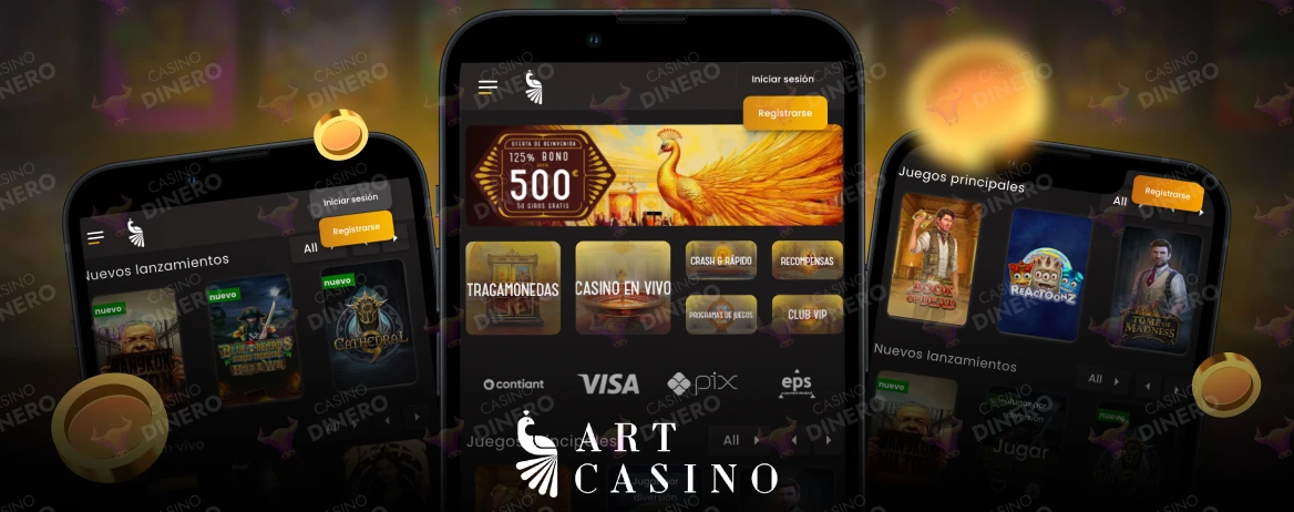 Art Casino App y versión móvil