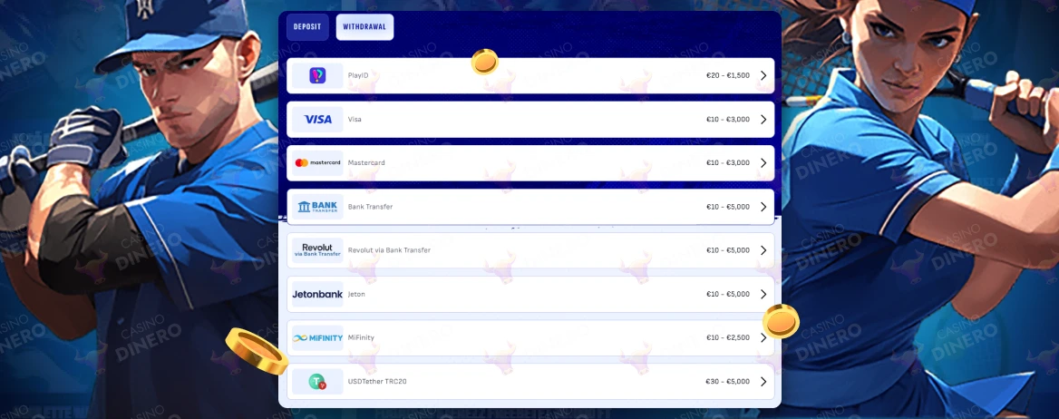 BankOnBet Casino retirada y depósito