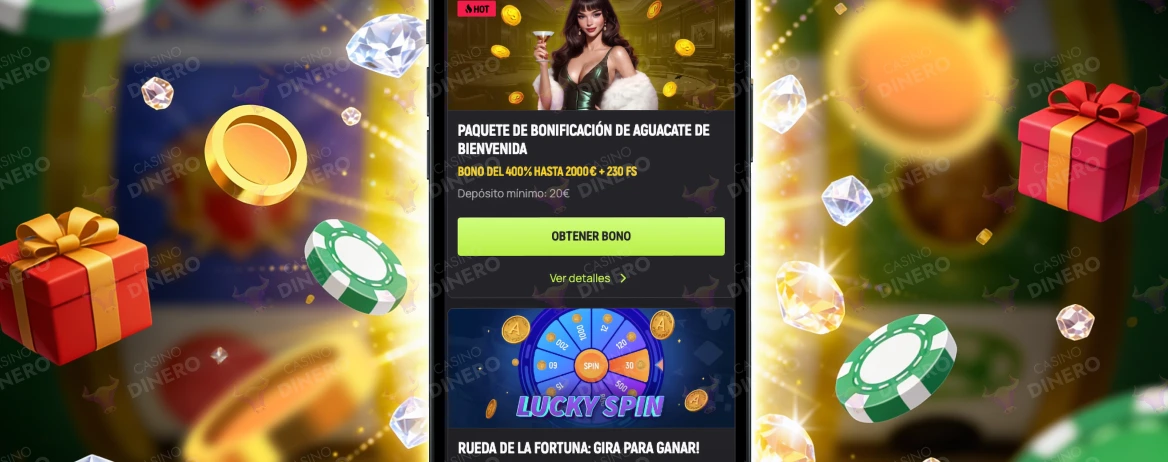 Avocasino bono de bienvenida