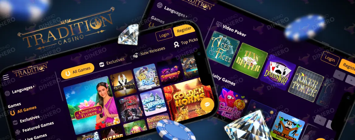 tradition casino app y retirada