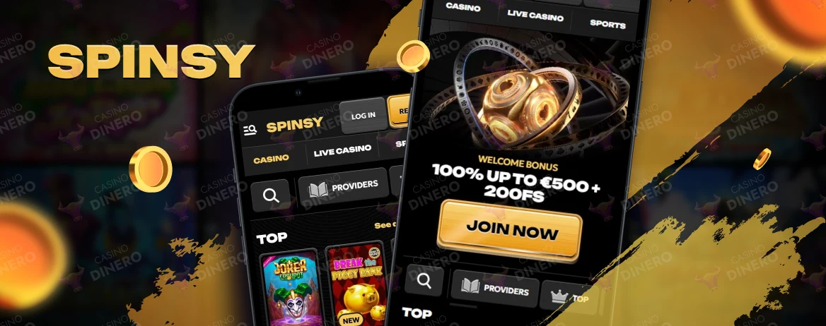 Spinsy Casino app