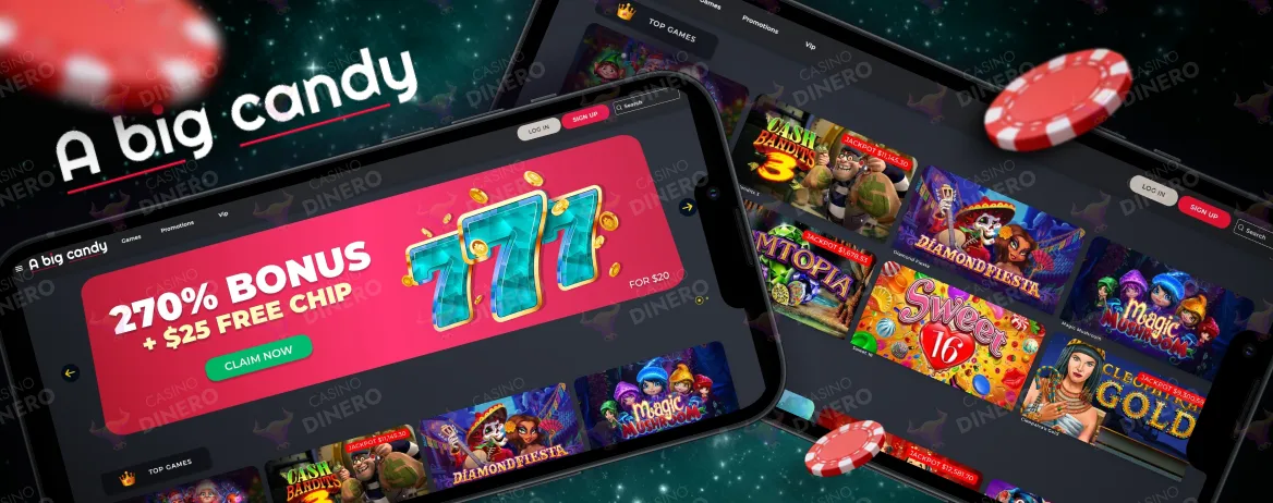 A Big Candy app y versión móvil