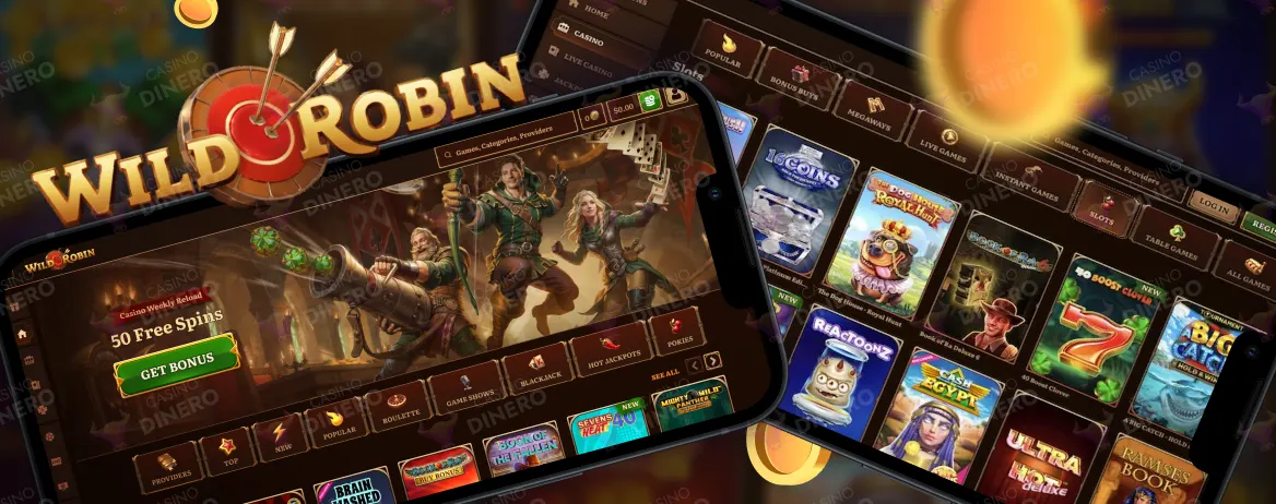 Wild Robin app y versión móvil