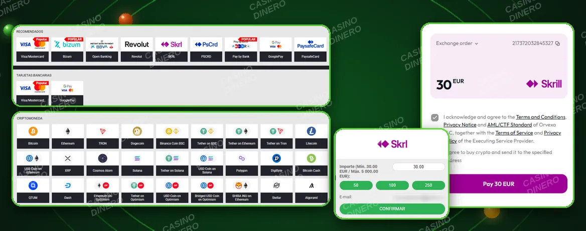 Métoso de depóstio y retirada en BelLabel