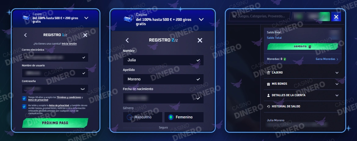 Sportaza Casino login y registro